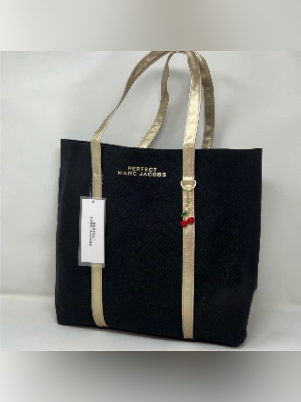 Marc Jacobs Black and Cream Tote